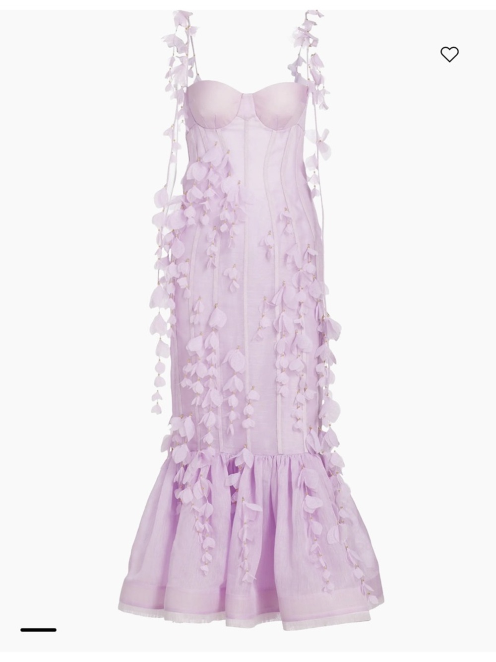 Zimmermann Lilac Petal Mermaid Gown